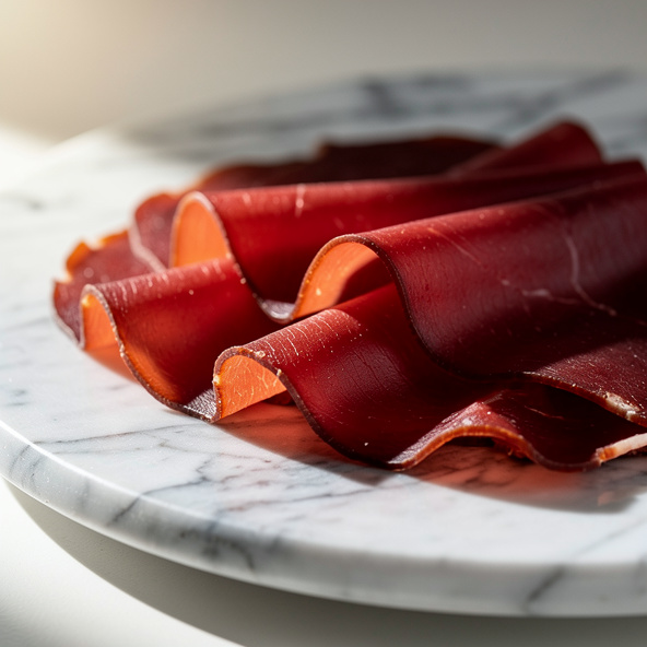 Cured slice