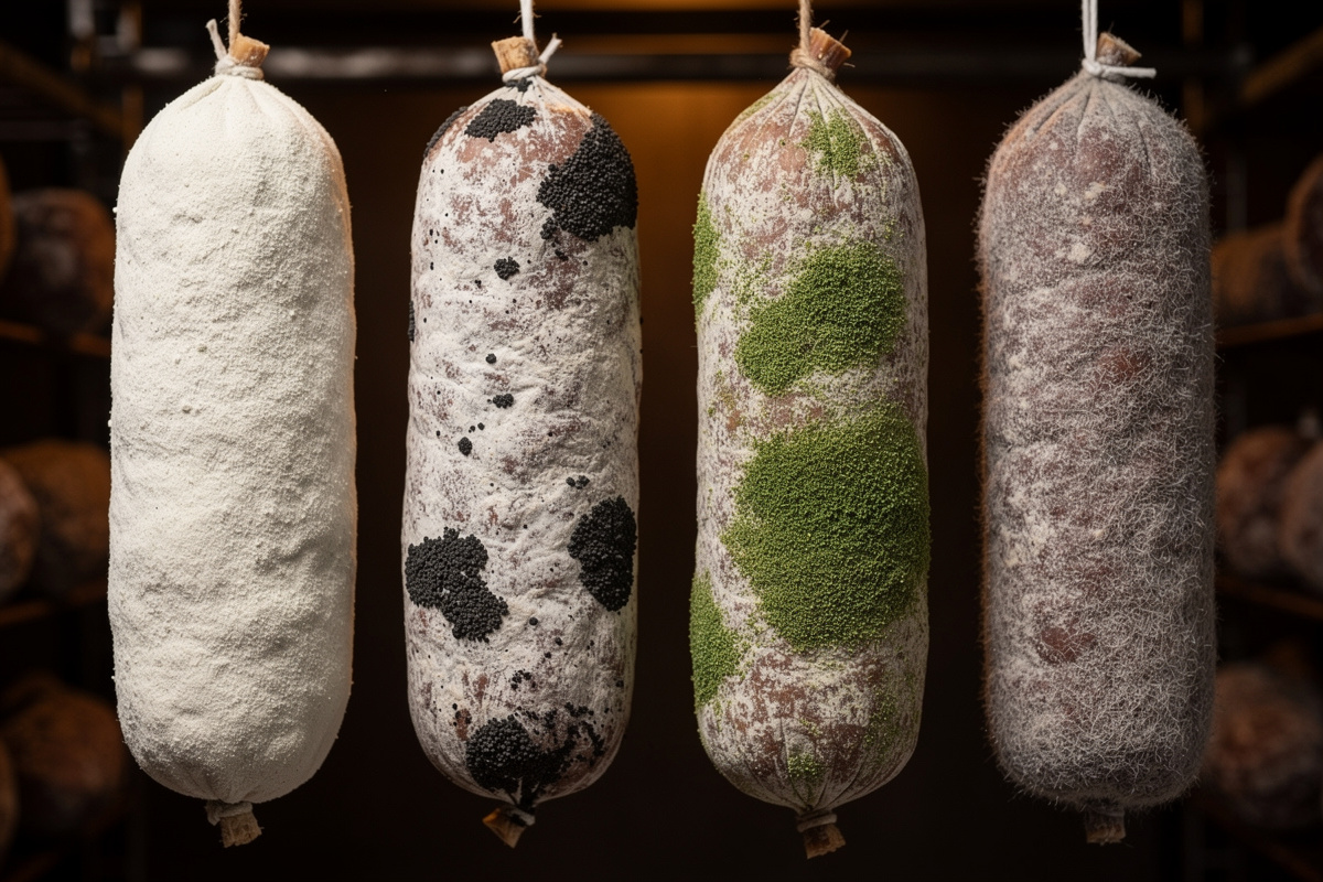 Salami Casing Mold: Good White Mold vs Dangerous Black/Green