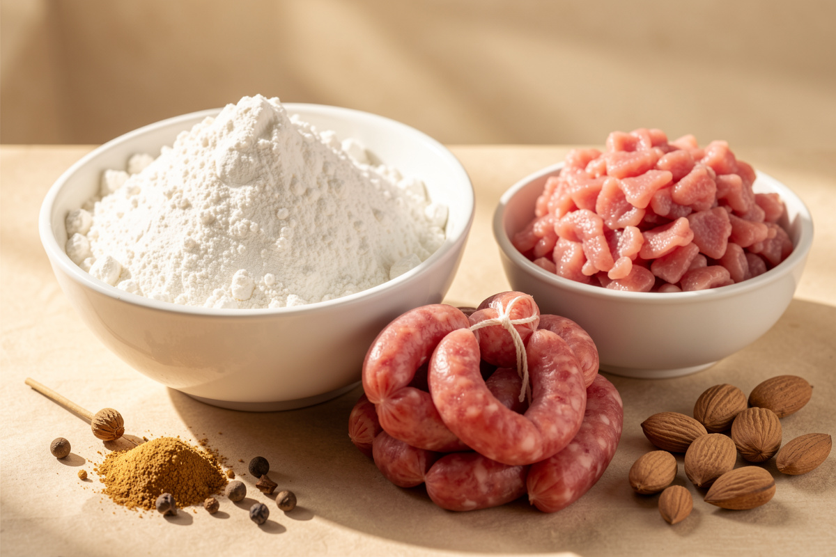 Milk Powder or Soy in Sausage? Binders Explained